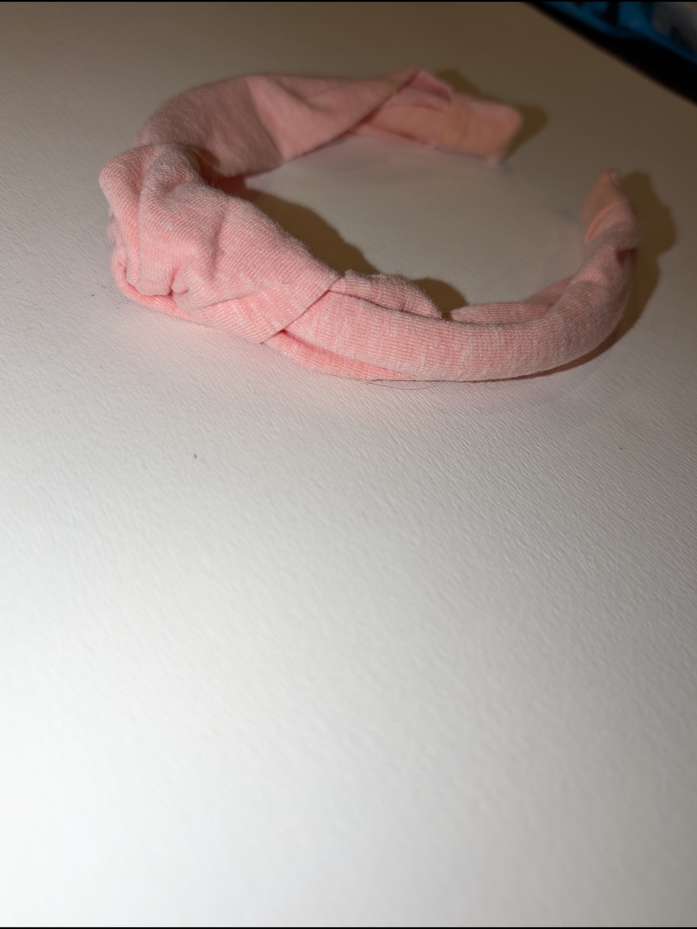 Pink Knotted Fabric Headband